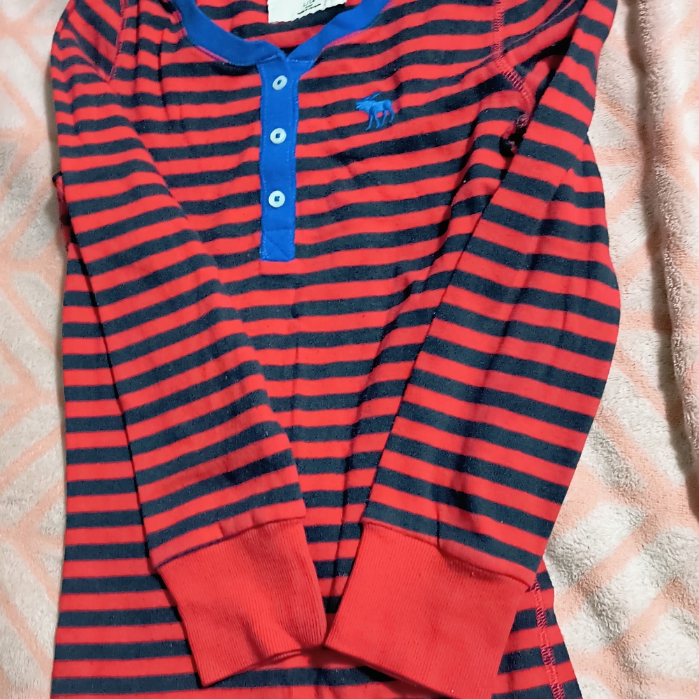 Abercrombie Kids Striped Henley Shirt